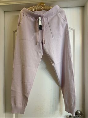 Banana Republic Light Lavender Women's Knit Jogger Pants